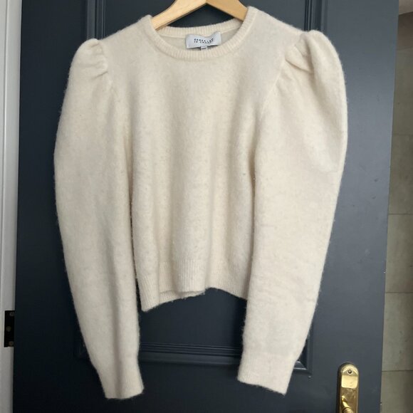 Derek Lam 10 Crosby Cream Puff sleeve knit sweater, M - Picture 5 of 7
